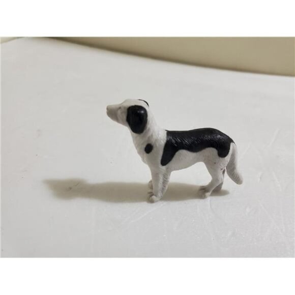 Vintage Black and White Dog Figurine - Picture 4 of 5